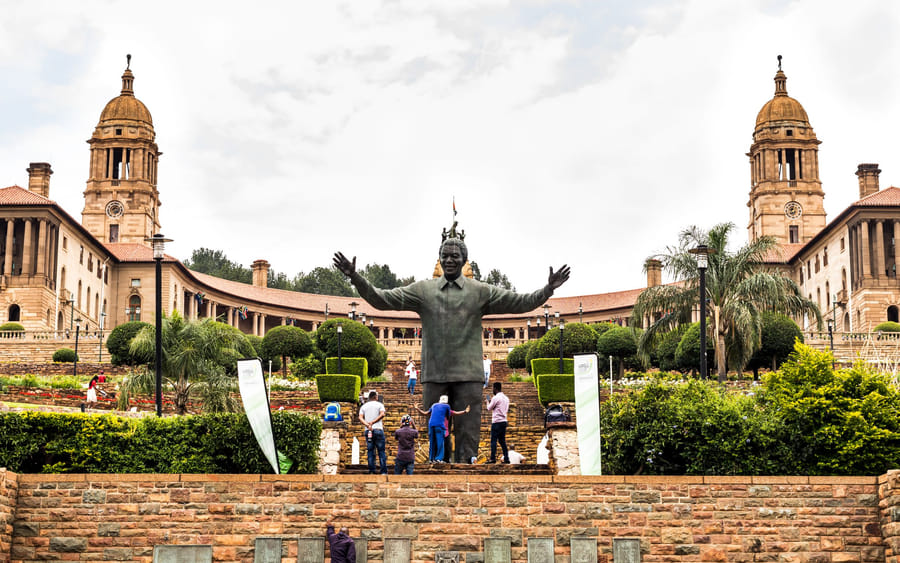 The Union Buildings in Pretoria, seat of the South African government